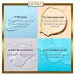 تونر ضد جوش و کنترل چربی آزلائیک اسید ناینلس