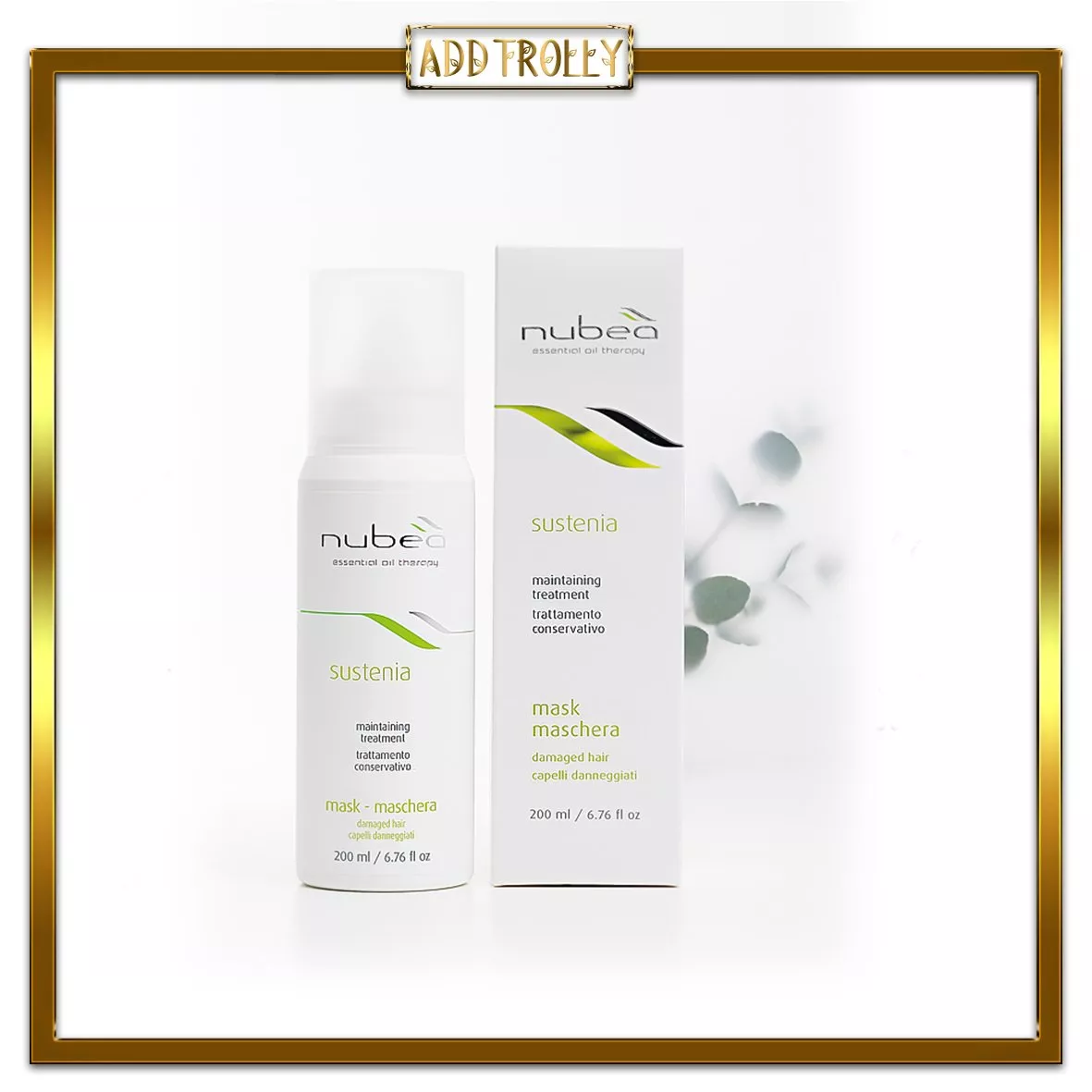 nubea-sustenia-damaged-hair-mask ماسک مو ترمیم کننده موهای آسیبدیده نوبئا Sustenia - Image 1