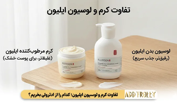 تفاوت کرم و لوسیون ایلیون؛ کدام را از ادترولی بخریم؟